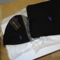 polo ralph lauren black beanie hat and scarf set BNWt