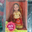 NIB Kelly In India Barbie Doll 2014 sealed pack Ethnic Gold Red Colour Mattel
