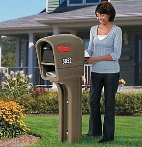 Step2 595200 MailMaster Plus Mailbox, Walnut