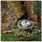 Create-A-Craft Holiday Gold Wild Grass Bird Nests 2"   6 pc Brand New