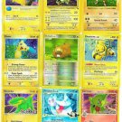 Super Rare Holo Shadowless Hitmonchan-Electrike EX Deoxys-Larvitar Delta Species