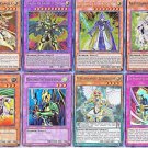 YuGiOh Knight Cards 8X 1st Ed. Satellarknight Capella & Rigel-Haybusa Knight-etc