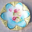 RS Prussia Large Blue Floral Dish Mold#91 Red Mark C. 1900 Best Offers