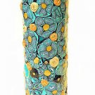 Artisan Designed Polymer Clay Rhinestone Studded Decorated Vase OOAK Brand New
