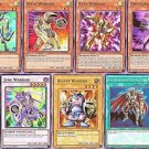 YuGiOh 7X Warrior Cards-Junk-Beaver-Rush-Speed-Sonic-Doppel 4X Rare Bonus Cards
