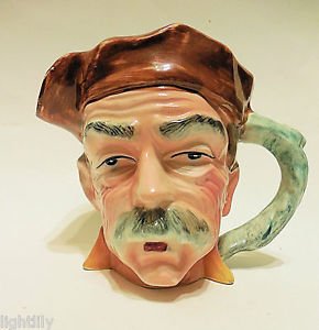 Vintage Old Man Character Toby Mug Pitcher Made in Japan Very Good Condition