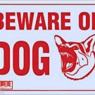 BEWARE OF DOG Flexible Plastic Sign 9" x 12"  Insurance Compliance New