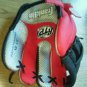 Franklin rtp soft mitt beginner baseball ready to play easy close red silver EUC