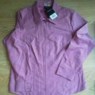 Sonoma Mauve Shirt Zipper Front Fitted Size XL Rose Super Butter Soft Misses NEW