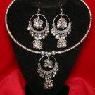 Renaissance Gypsy Gothic Goth Vampire TRIBAL Belly Dance Dancing Necklace Set