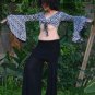 M TRIBAL GOTHIC BURLESQUE BELLYDANCE BELLY DANCER DANCING HAREM SKIRT BELT PANTS
