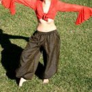 S TRIBAL GYPSY HIPPIE BELLYDANCE BELLY DANCE DANCING HAREM GENIE BAGGY PANTS