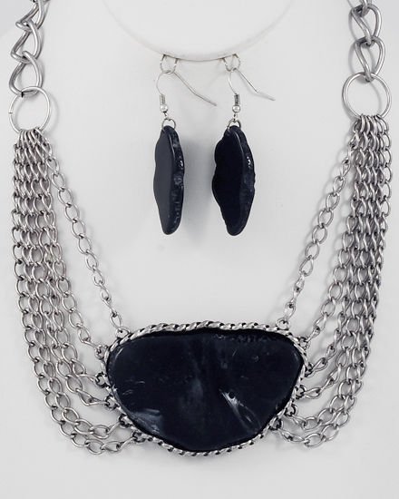 GOTHIC GYPSY STEAM PUNK GOTH GYPSY BOHO TRIBAL Belly Dance Dancing Necklace Set