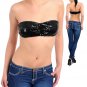 L Burlesque Boho Tribal Gothic Goth Belly Dance Dancing Steam Punk Bra Tube Top