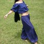 M NWT TRIBAL BELLY DANCE DANCER DANCING GYPSY HIPPIE GENIE CHOLI PEASANT TOP