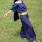 M NWT TRIBAL BELLY DANCE DANCER DANCING GYPSY HIPPIE GENIE CHOLI PEASANT TOP