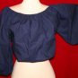 M NWT TRIBAL BELLY DANCE DANCER DANCING GYPSY HIPPIE GENIE CHOLI PEASANT TOP