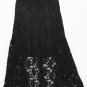 M BLACK BOHO GOTHIC Gypsy STEAM PUNK EMO Hippie Lolita Renaissance LACE Skirt