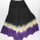 S TRIBAL BOHO BOHEMIAN ETHNIC GYPSY HIPPIE GYPSY Cotton Tye dye Mini Belt Skirt