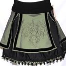 S LOLITA TRIBAL BURLESQUE GOTHIC STEAMPUNK BELLY DANCE DANCING MINI SKIRT BELT