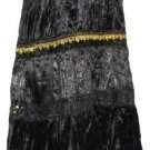 S Bohemian Emo Boho Peasant Gothic Steam Punk GYPSY Goth Lolita Crinoline Skirt
