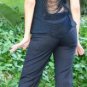 XL Sexy Back Diva Goth Emo Gothic Vampire Gypsy Bohemian Boho Blouse Drape Top