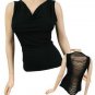 XL Sexy Back Diva Goth Emo Gothic Vampire Gypsy Bohemian Boho Blouse Drape Top