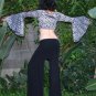 S TRIBAL GOTHIC GOTH BELLY DANCE DANCING HAREM GAUCHO PALAZZO SKIRT BELT PANTS