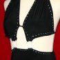 S Open Back Tribal Belly Dance Gothic Vampire Choli Top