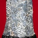 S LOLITA CABARET Gypsy Gothic Goth Burlesque Corset Lace Up Sequined Mini Skirt