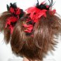 BURLESQUE FEATHER TRIBAL Belly Dancing Hair CLIP PIN