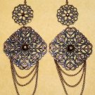 Steam Punk Boho Bohemian Tribal Gypsy Gothic Hippie Belly Dance Dancing Earrings