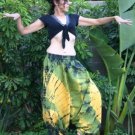 S M BOHO GYPSY TRIBAL FUSION HIPPIE BELLY DANCE DANCING HAREM GENIE BAGGY PANTS