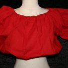 XL GYPSY Hippie Peasant Belly Dance Dancing Renaissance Pirate Wench Choli Top