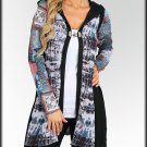 S Gypsy Gothic Goth Tribal Belly Dance Dancing Cover Up Emo Steampunk Hoodie Top