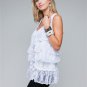 2X Plus Peasant Tribal Pirate Wench Emo Gypsy Gothic Hippie Boho Lolita Vest Top
