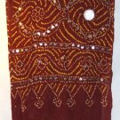 ATS TRIBAL BELLYDANCE BELLY DANCE DANCING VEIL SCARF MIRROR COWRIE SHELL WRAP