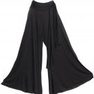S TRIBAL GOTHIC GYPSY BOHO SALSA LACE BELLY DANCE DANCING HAREM PALAZZO PANTS