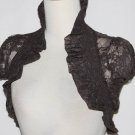 M Lace GYPSY Lolita GOTHIC Victorian Steam Punk Belly Dancing Bolero Shrug Top