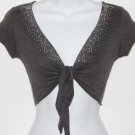 L TRIBAL Lace Gothic Goth Steam Punk Emo Gypsy Belly Dance Dancing Midriff Top