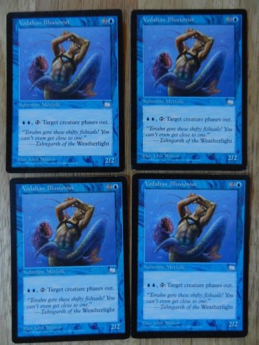 MTG x4 Weatherlight VODALIAN ILLUSIONIST See pictures Fazmataztical_Dragon