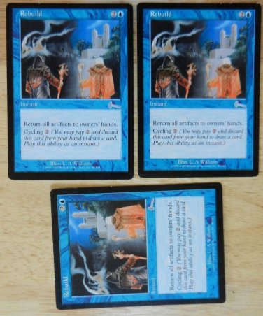 MTG x3 Urza's Legacy REBUILD See pictures Fazmataztical_Dragon