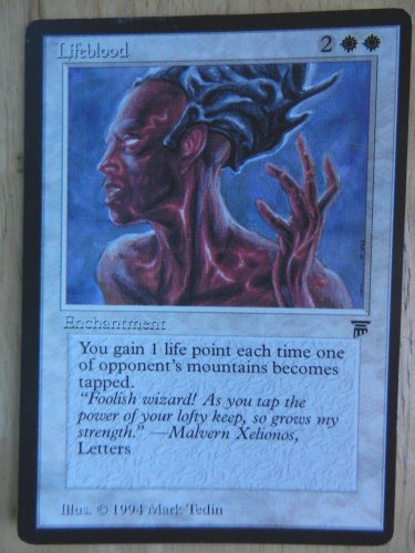 MTG x1 Legends LIFEBLOOD see pictures  Fazmataztical_Dragon
