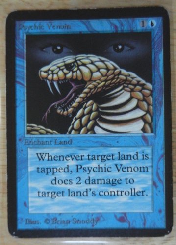 MTG x1 Alpha PSYCHIC VENOM See Pictures  Fazmataztical_Dragon