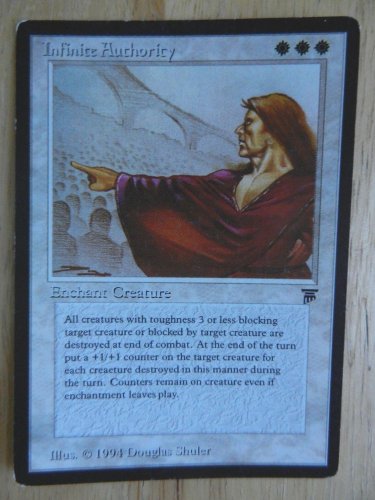MTG x1 Legends INFINITE AUTHORITY see pictures Fazmataztical_Dragon
