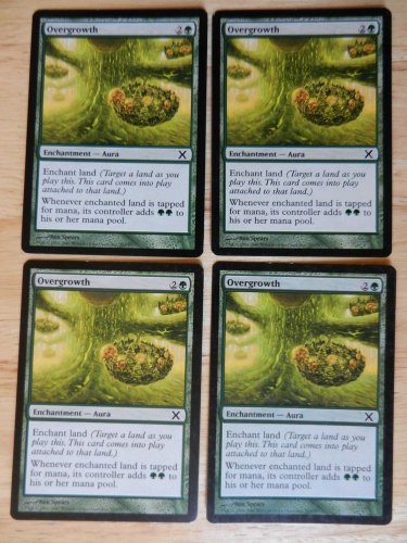 MTG X4 10th Tenth Xth OVERGROWTH See Pictures Fazmataztical_Dragon