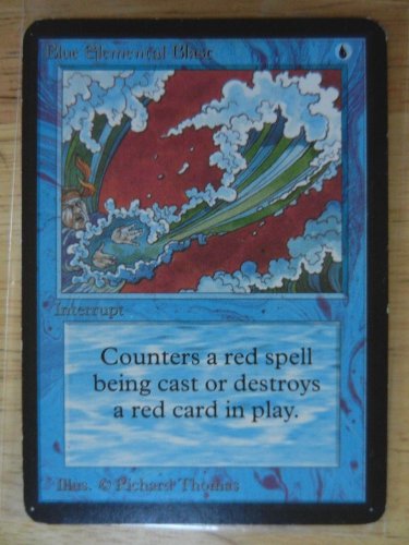 MTG x1 Alpha BLUE ELEMENTAL BLAST See Pictures  Fazmataztical_Dragon