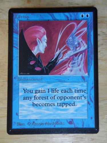 MTG x1 Beta LIFETAP See Pictures Fazmataztical_Dragon