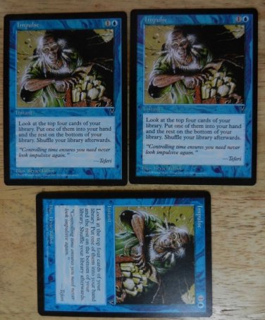 MTG X3 Visions IMPULSE See pictures Fazmataztical_Dragon