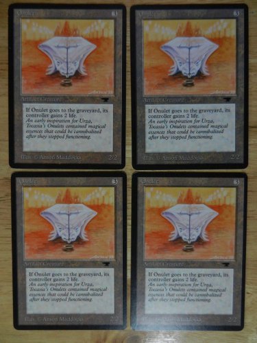 MTG x4 Antiquities ONULET See pictures Fazmataztical_Dragon